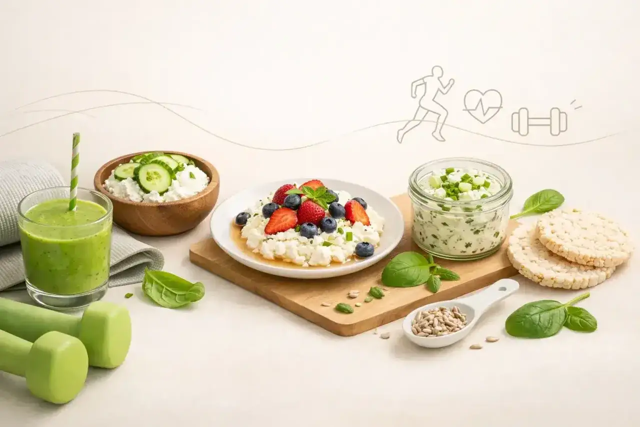 Zdrowe przepisy z twarogiem chudym: smoothie, twarożek z owocami, z ziołami i ogórkiem. Idealne na aktywny dzień.